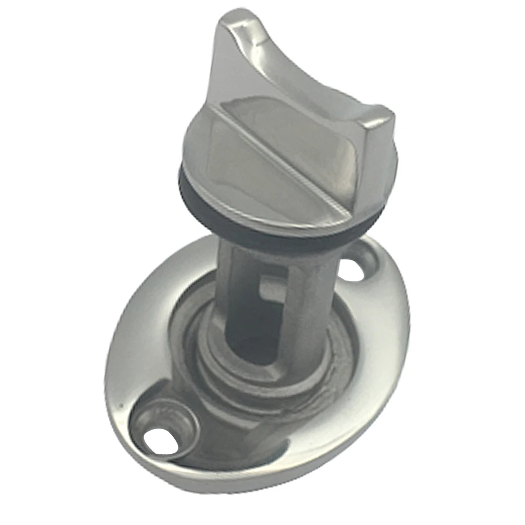 

Stainless Steel Kayak Canoe Marine Boat 1" Hole Oval Drain Plug with O Ring