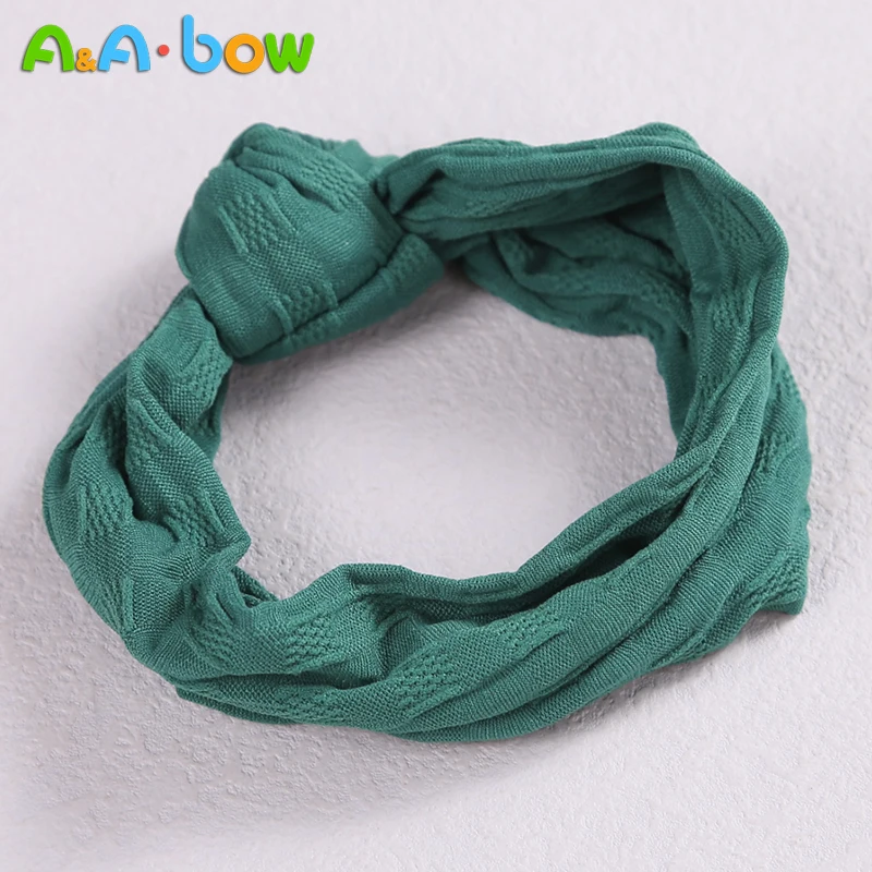 

1 шт. повязка на голову с узлом для маленьких девочек, вязаный детский головной убор, Детские аксессуары для волос, Эластичный Тюрбан, детски...