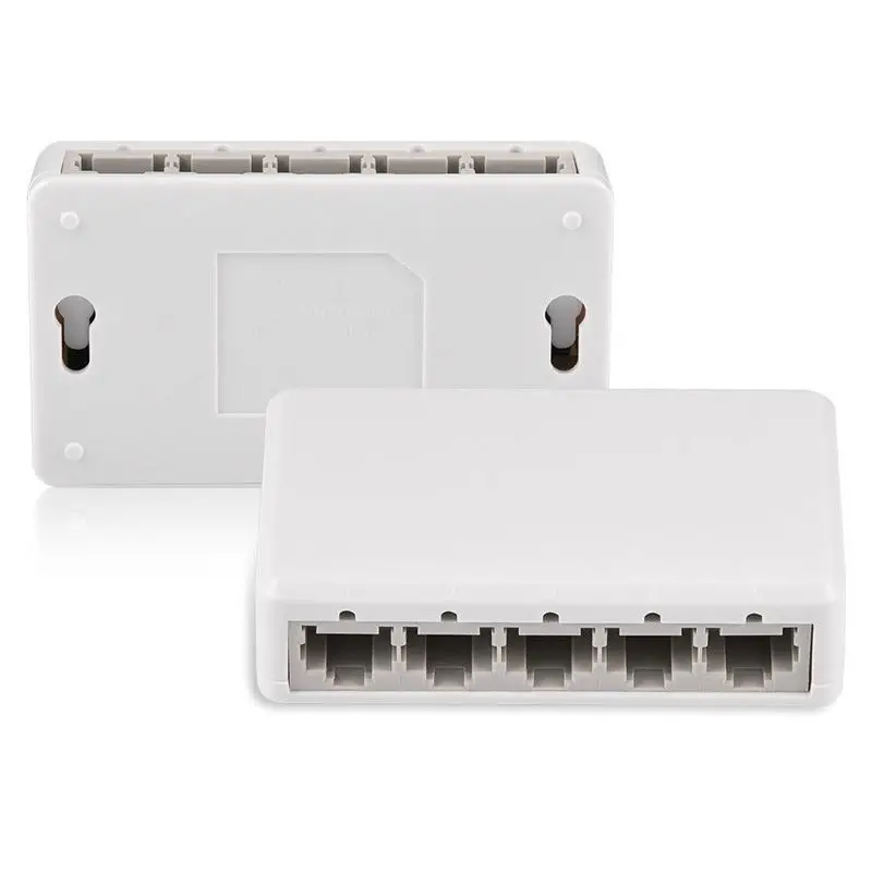 Интернет сплиттер Ethernet сетевой коммутатор 5 портов 10/100 мбит/с вилка стандарта