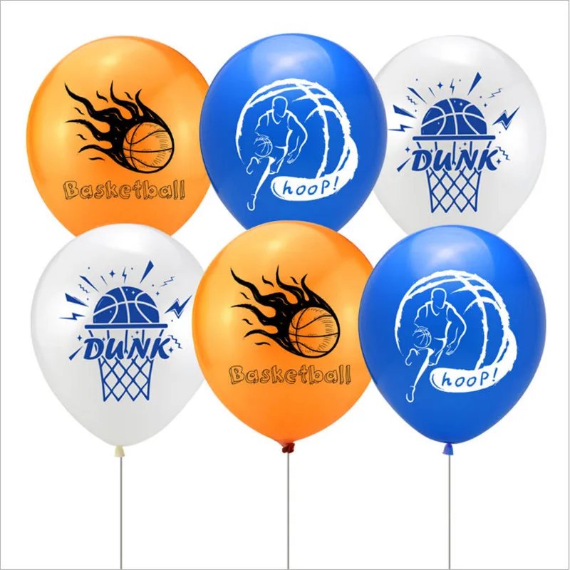 18PCS12 дюймов спортивный баскетбольный латексный шар Baby Shower детский день рождения