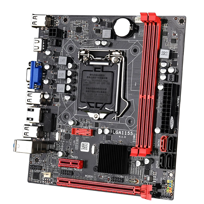 Материнская плата B75M LGA 1155 для настольного компьютера с поддержкой процессора