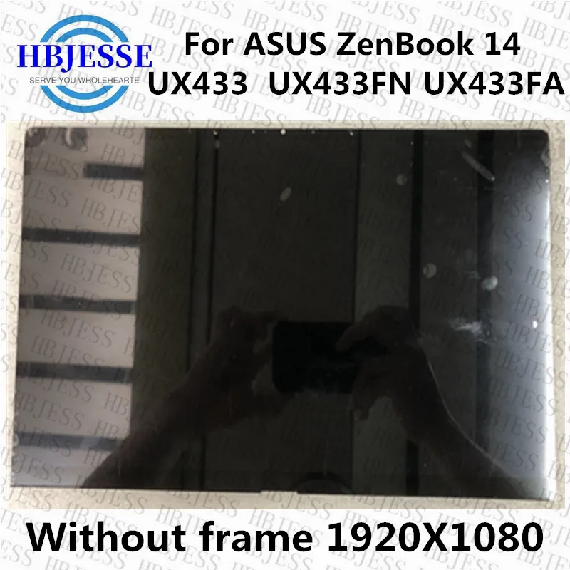 Оригинальный 14 дюймовый дисплей для ASUS ZenBook Lingya Deluxe14 UX433FN UX433 ЖК экран в сборе без