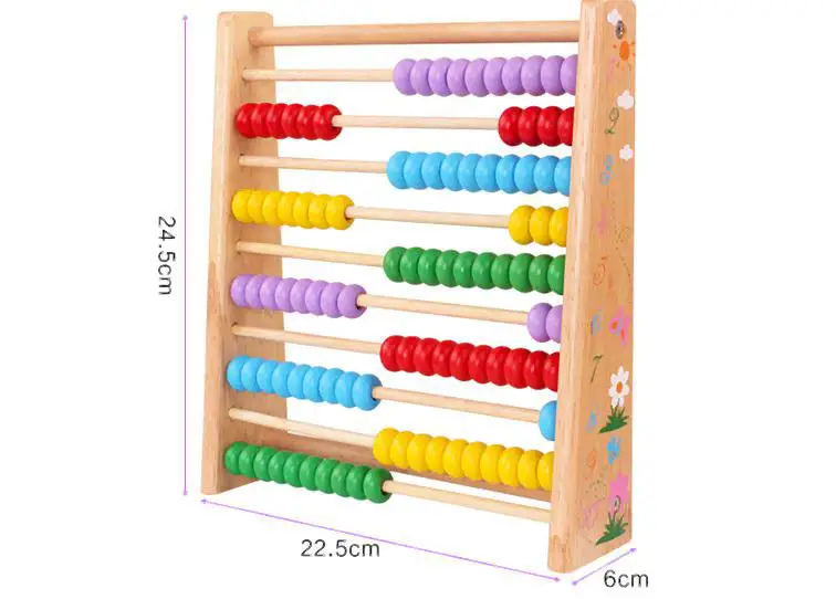 Бесплатная доставка Детские деревянные бусины abacus Раннее детство детские