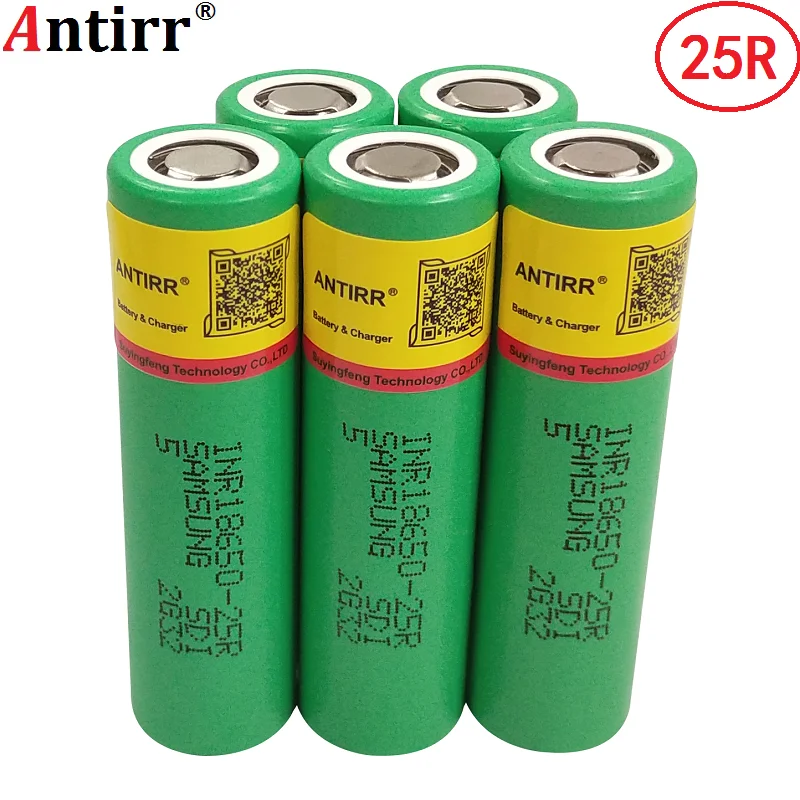 Оригинальный аккумулятор для Samsung 18650 25R INR1865025R 20A литий ионный разряд электронной