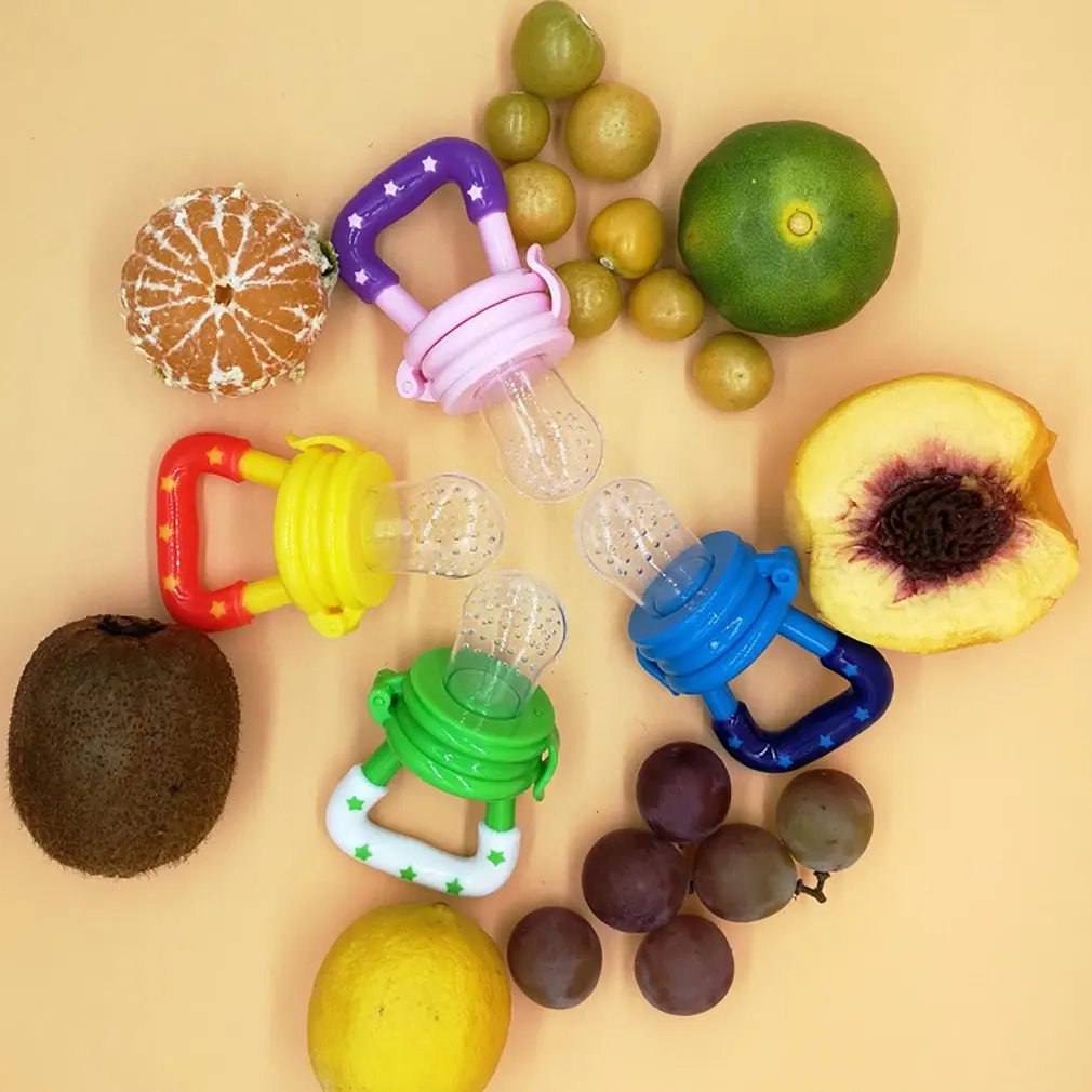 Силиконовая детская соска для укуса фруктов и овощей музыкальная детское