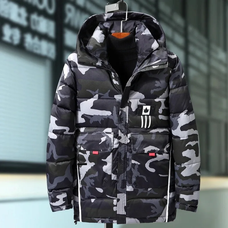 

Plus Size 9XL 8XL 7XL Thick Warm Winter Coat Men Hooded Casual Outdoor Man Down Jacket Parka Fashion Windbreaker Mens Overcoat