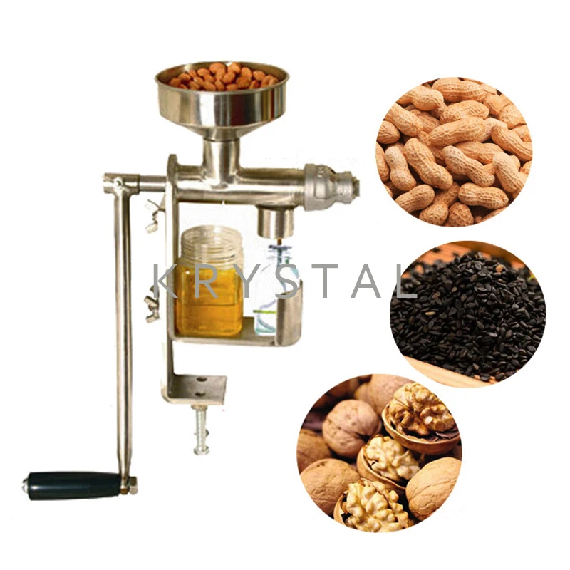 

Manual Oil Press Household Peanut Oil Olive Oil Nut Seed Oil Press Hy-03