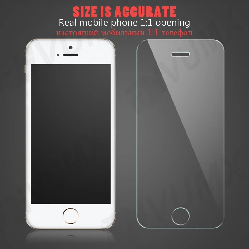 100d transparent tempered glass for iphone 7 8 6 6s plus glass screen protector on iphone 5 5c 5s se 2020 glass protective film free global shipping