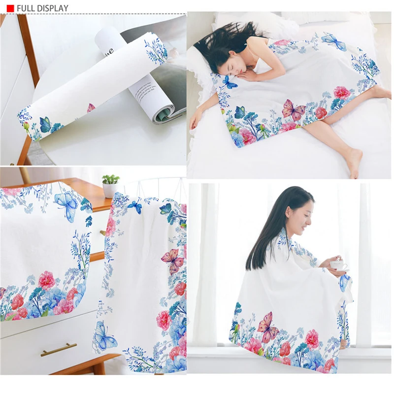 

Anime Hololive EN Gawr Gura Printed Bath Towels 3D Cartoon Beach Towel Microfiber Home Textile Face Hair Hand Towels