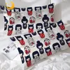 Blessliving Japanese Dolls Pillowcase Kokeshi Rectangle Pillow Case Sakura Flower Bedding Cartoon Pillowcase Cover One Pair 1