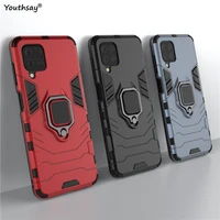 for samsung galaxy f22 case armor shell for samsung f22 cover protective hard silicone ring rubber cover galaxy f22