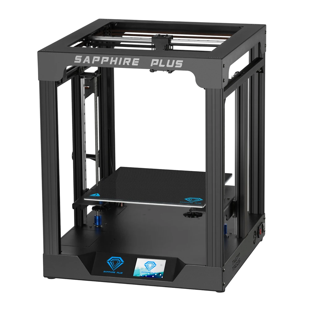 Twotrees 3D Printer Sapphire Plus V1.1 COREXY BMG Extruder Max Print Size 300*300*350mm Kits 3.5 Touch Screen FDM Dual Z Axis