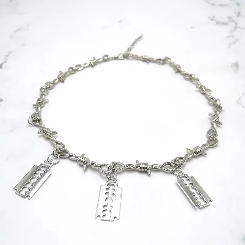Ожерелье с маленькой проволокой унисекс железное ювелирное изделие в стиле