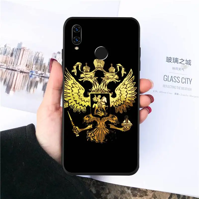 

Russia Flags Emblem Phone Cases For Huawei honor Mate P 10 20 30 40 Pro 10i 9 10 20 8 x Lite Luxury brand shell funda coque