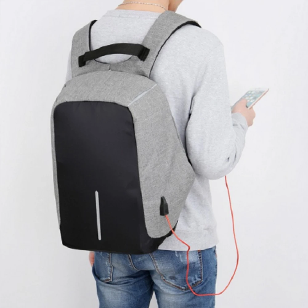 Мужской рюкзак 15 6 дюймов для ноутбука водонепроницаемый модный 180 градусов