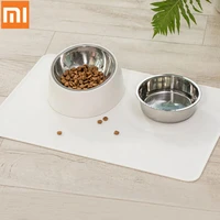 youpin youpin feeding mat pad for pet dog puppy cat anti leakage waterproof and dirt resistant silicone placemat