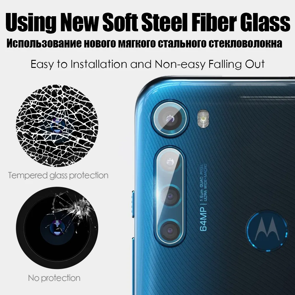 Защитная пленка для задней камеры Motorola Moto One vision 5G Fusion Plus P30 Play X4|Защитные стёкла и