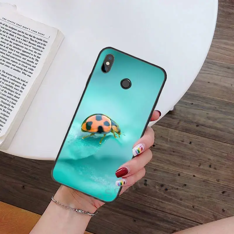 

ladybug animal flower plant Phone Case For Xiaomi Redmi note 7 8 9 t k30 max3 9 s 10 pro lite