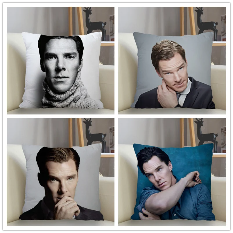 Musife Бенедикт камбербэтч Подушка Чехол изготовленная на заказ квадратная наволочка чехол на молнии Подушка Чехол 35X35,40x40,45x45cm Прямая доставка - Лучшие товары для фанатов Камбербэтча