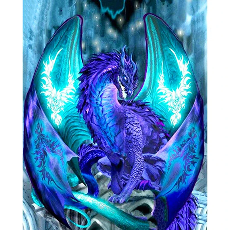 Full Square/Round Drill 5D DIY Diamond Painting "Cartoon dragon" Embroidery Cross Stitch 3D Home Decor Gift