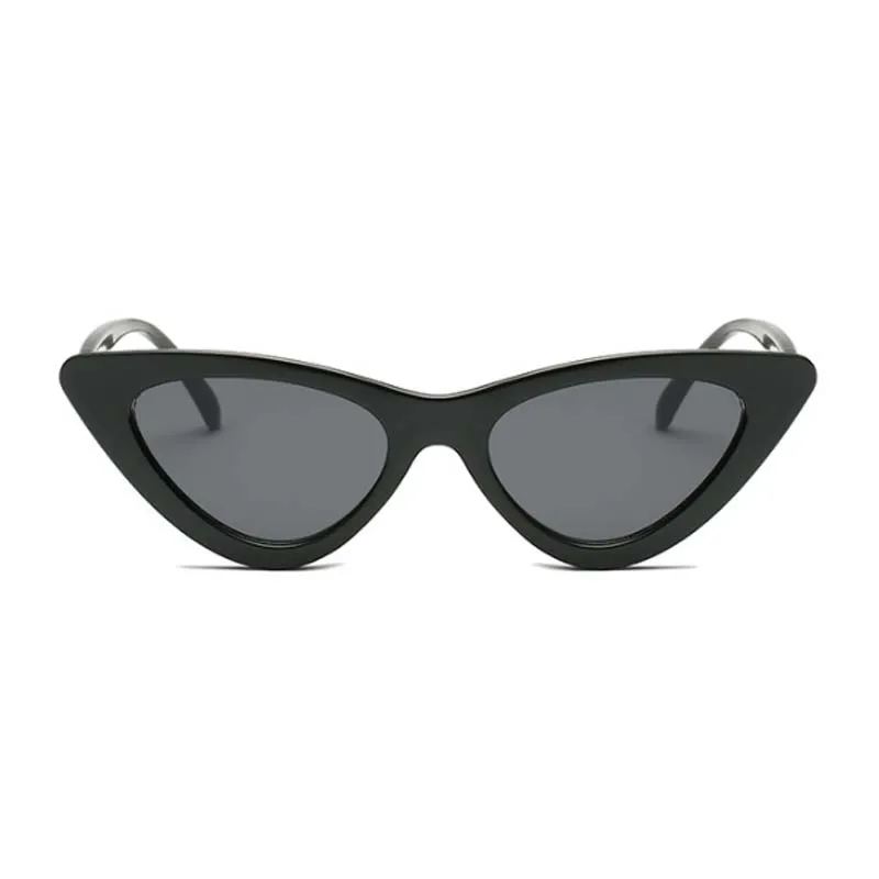 

Vintage Cat Eye Sunglasses Women Brand Designer Retro Sun Glasses For Female Fashion Triangular Mirror Oculos De Sol Feminino