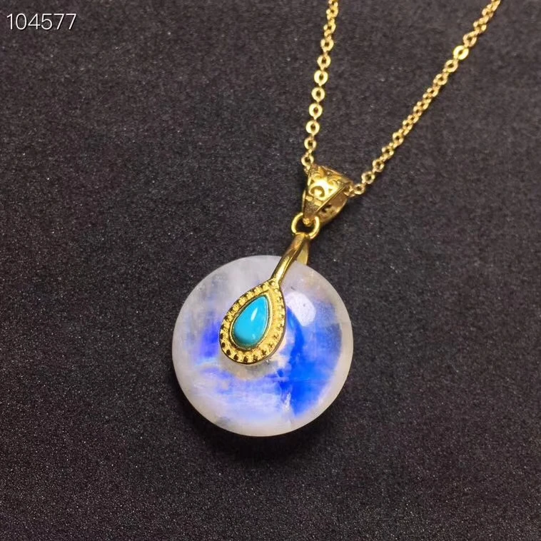 Подлинный Искусственный драгоценный камень 16x6 мм женский кулон праздвечерние