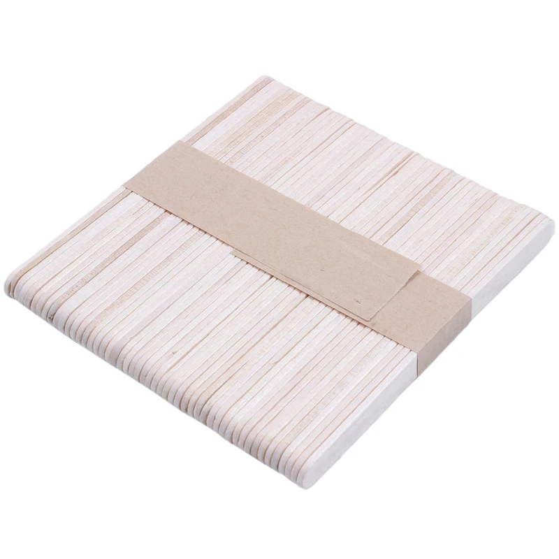 

Soft Cleaning Brush - Set of 2 with 300Pcs Ice Cream Stick Wooden Popsicle Stick
