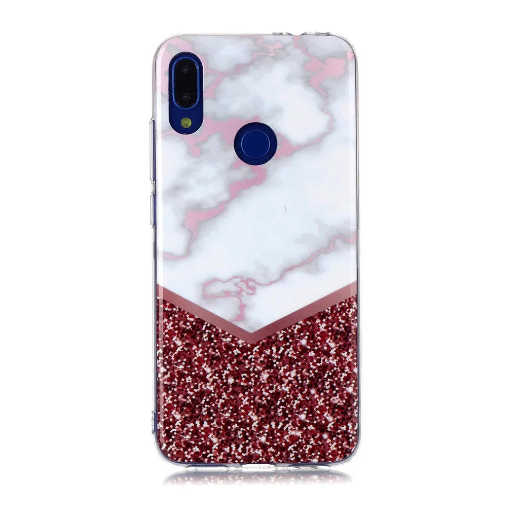 Чехол для Redmi Note 7 6 3 дюйма силиконовая задняя крышка прозрачный мягкий ТПУ