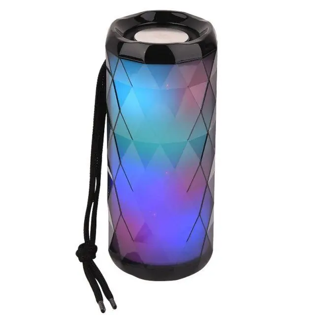 

Portable bluetooth speaker tg167 bass color cool polygonal design waterproof wireless speaker, high-definition noise reduction,