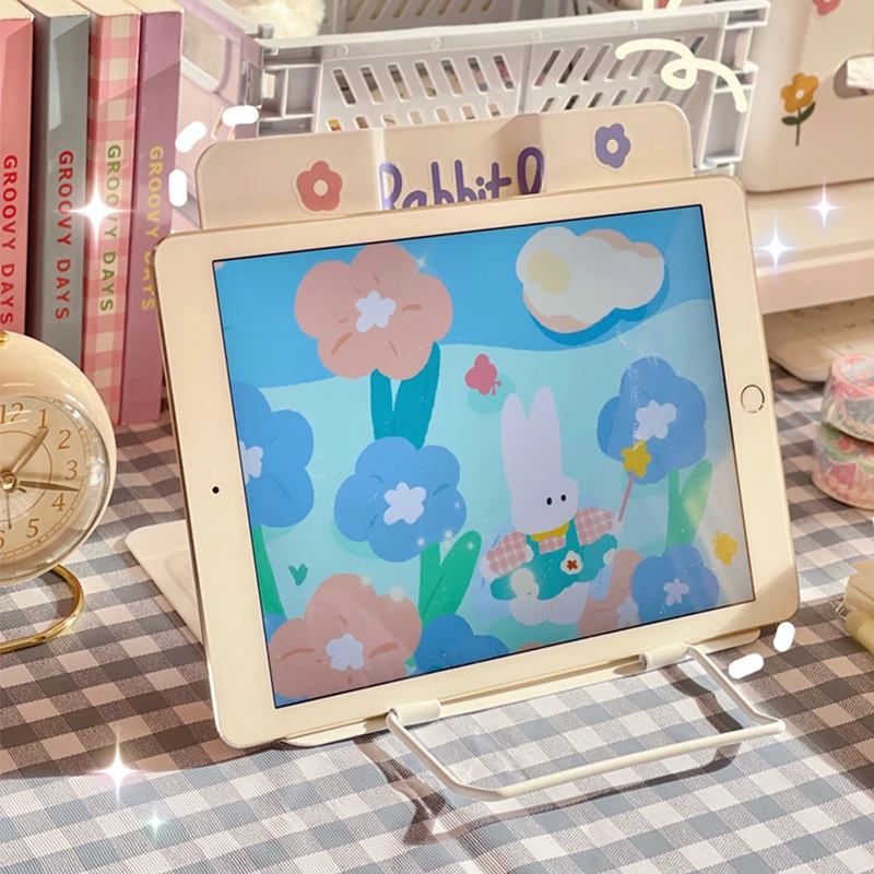 

Студенческая книжная полка с наклейками, подставка для Ipad Air, книжный держатель, стационарная настольная подставка, держатель для книг