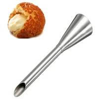 pointed puff mouth stainless steel decorating squeeze the puff cream filling flower mouth cake pastry decorating tools