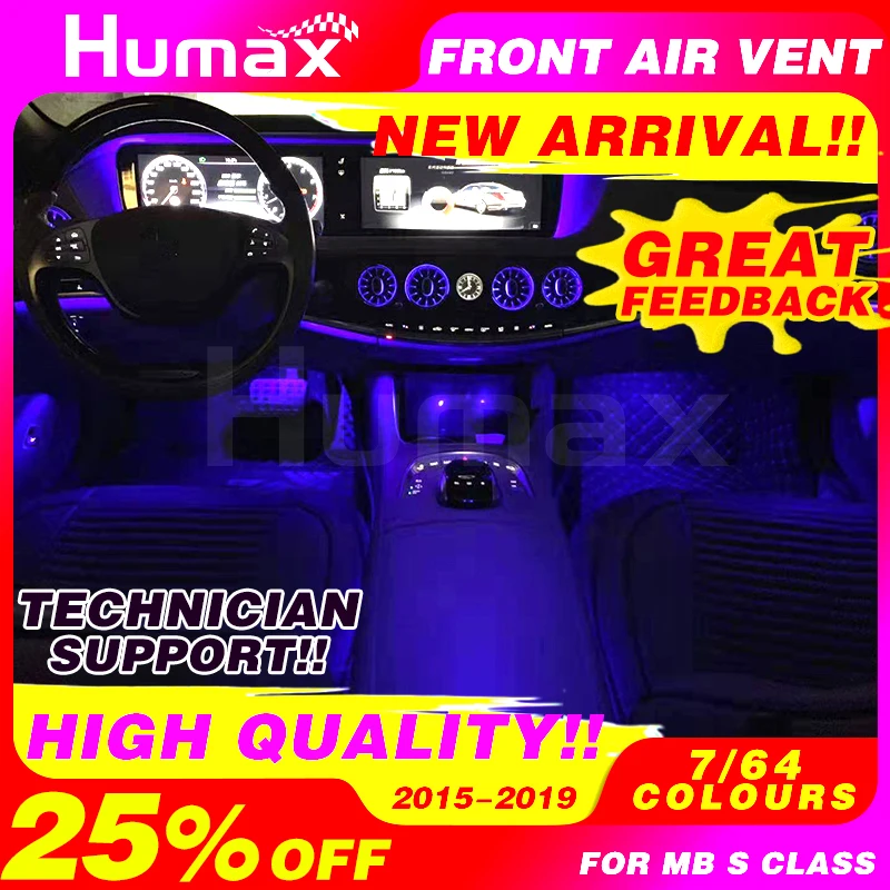 Передний светодиодный турбины устанавливаемое на вентиляционное отверстие в