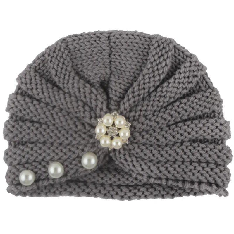 Новинка 2019 наборы из ленты с бусинами детская шапочка Индии шерстяное вязаное