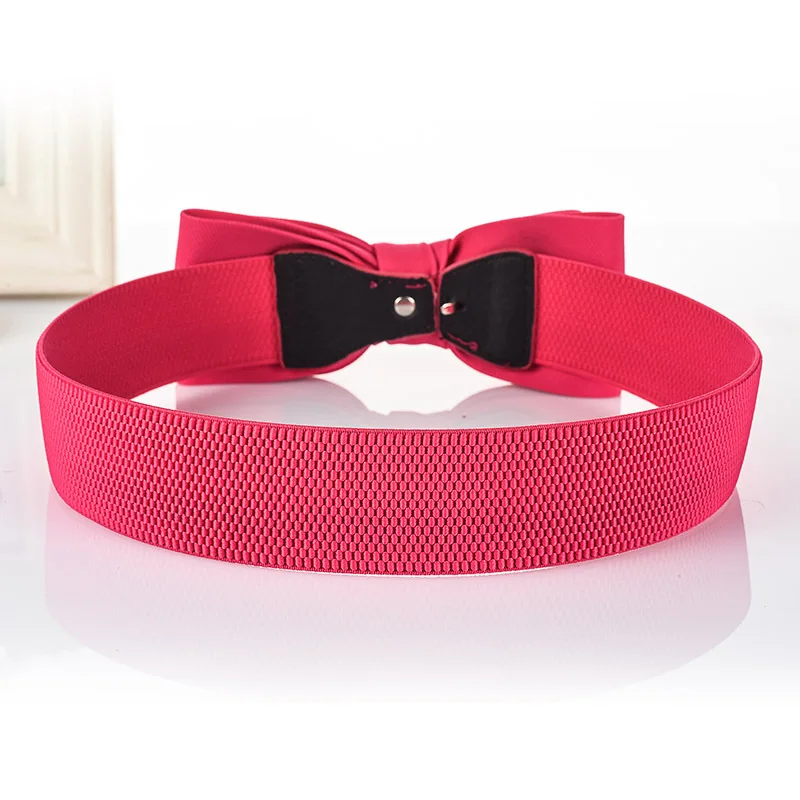 Модный женский элегантный пояс из искусственной кожи с бантом широкий