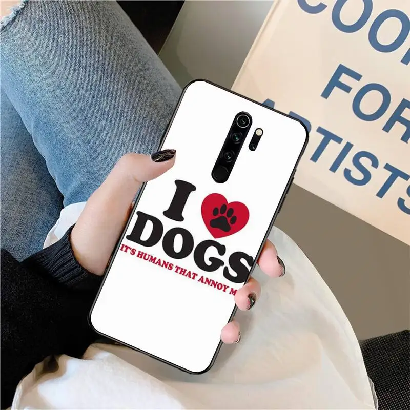 HPCHCJHM I love my собаки Бигль Bling Cute чехол для телефона Redmi Note 8 8A 7 6 6A 5 5A 4 4X 4A Go Pro Plus Prime |