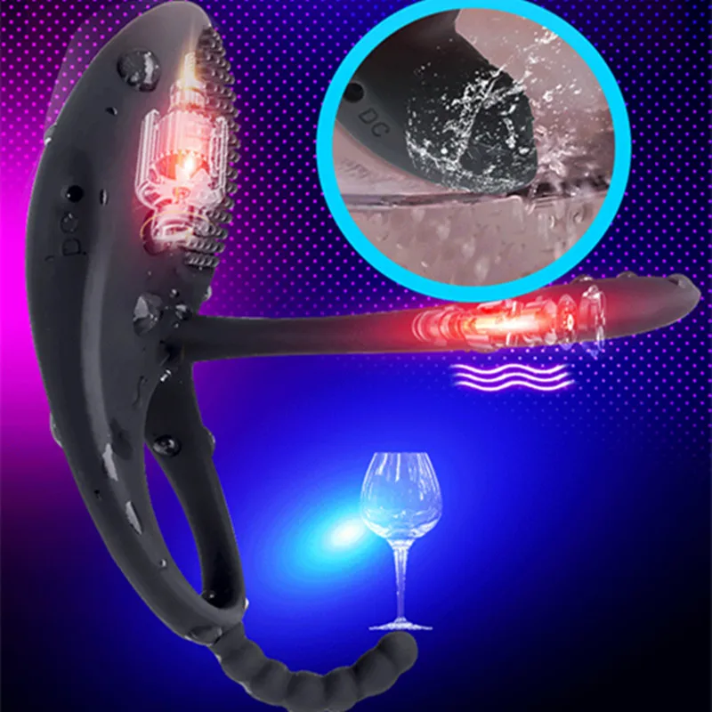 Силиконовый вибратор для точки G и клитора перезаряжаемое вибрирующее кольцо