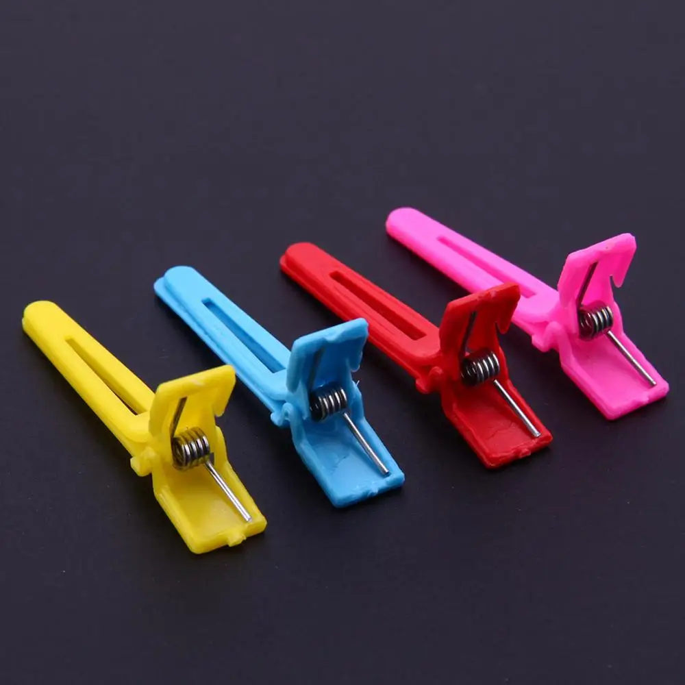 50 шт многоцветные пластиковые клипсы Утконос позиционирование шпилька заколки