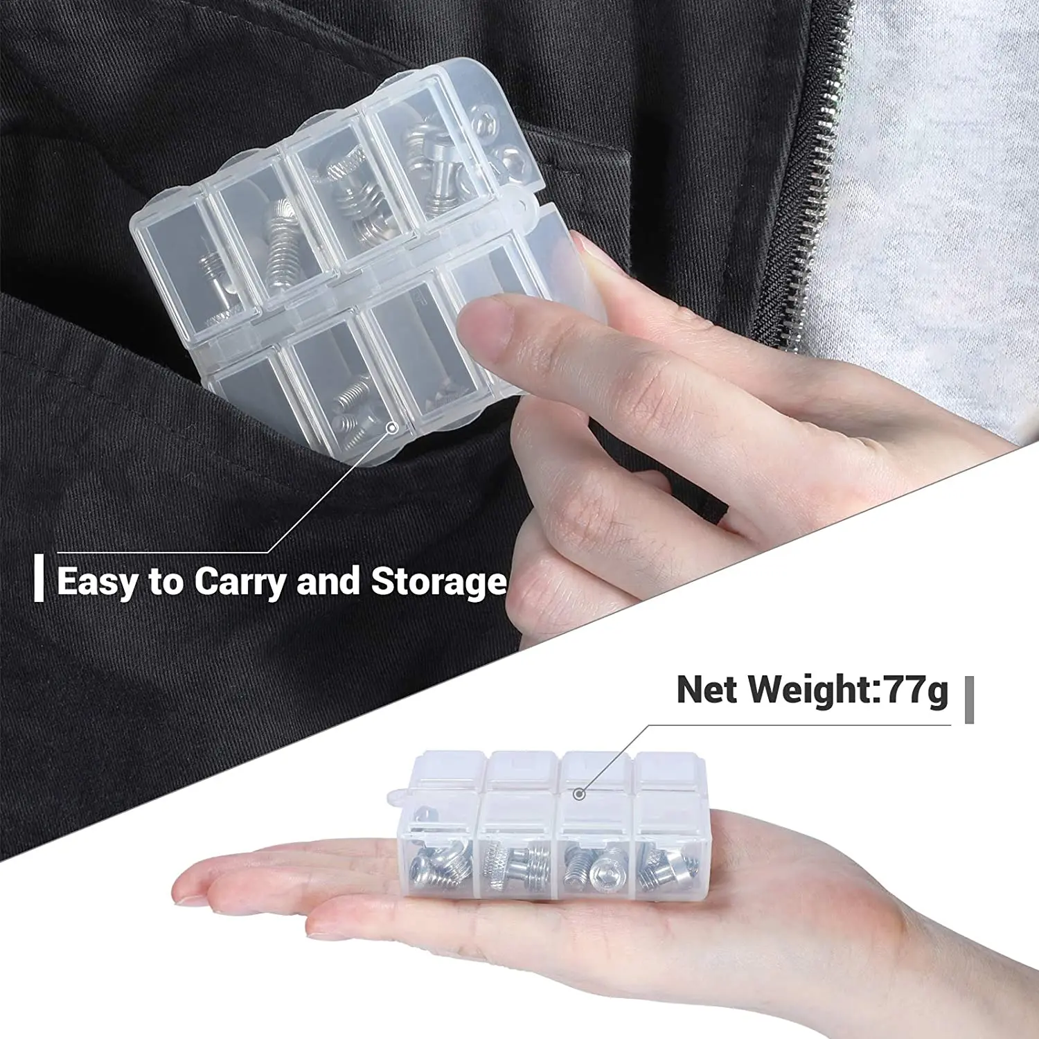 Полный комплект винтов SmallRig 1/4 дюйма 3/8 M2 M2.5 M3 M4 для камеры клетки аксессуары
