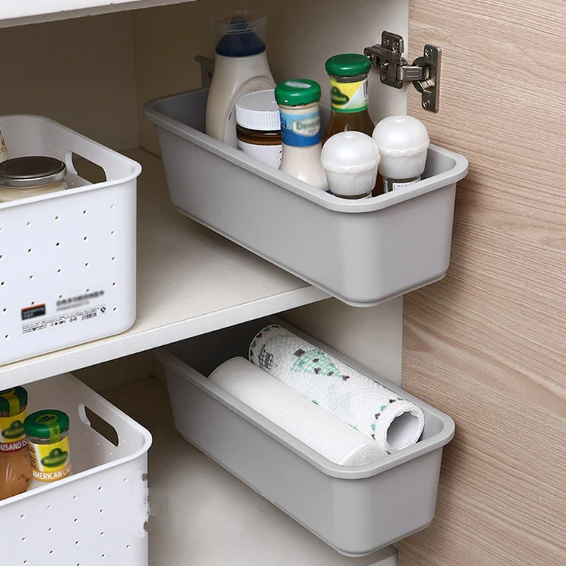 

Wall-mounted Drawer Storage Rack Shelf For Kitchen Organizer And Container Bathroom Accessories Cabinet Organizer HVR88