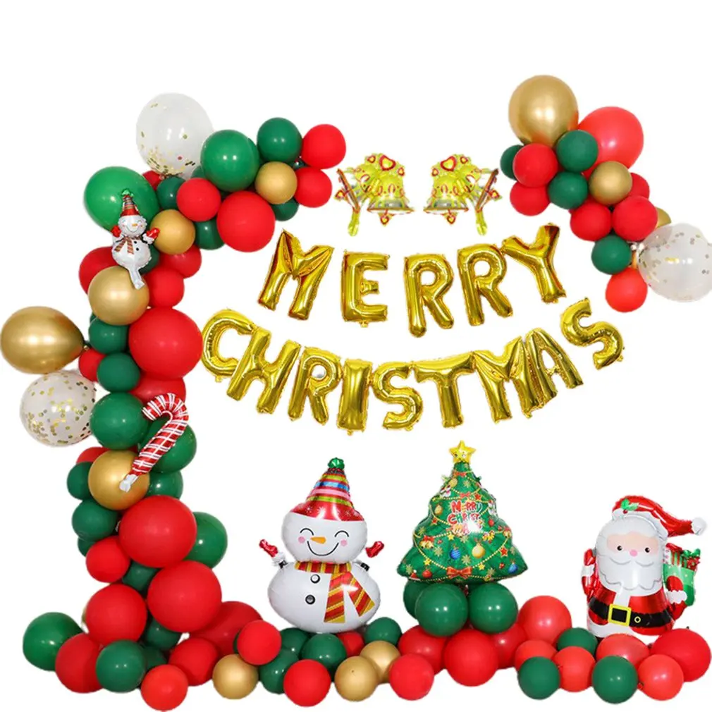 

Christmas Birthday Decoration Set Birthday Cake Topping Birthday Party Decoration Christmas Confetti Latex Balloons Supplies