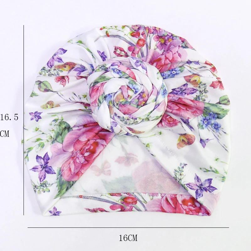 

Lovely Winter Solid Color Thick Newborn Hat Boys Girl Cotton Soft Big Bow Turban Bonnet Caps Solids Baby Shower Props