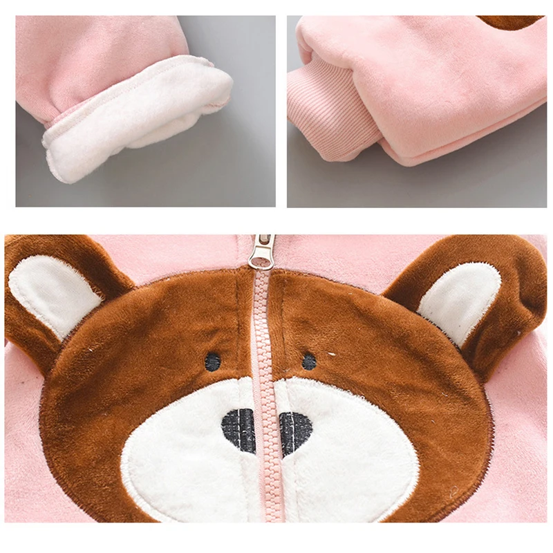 Комплект зимней одежды для детей 2 шт./компл. вельветовый утепленный флисовый