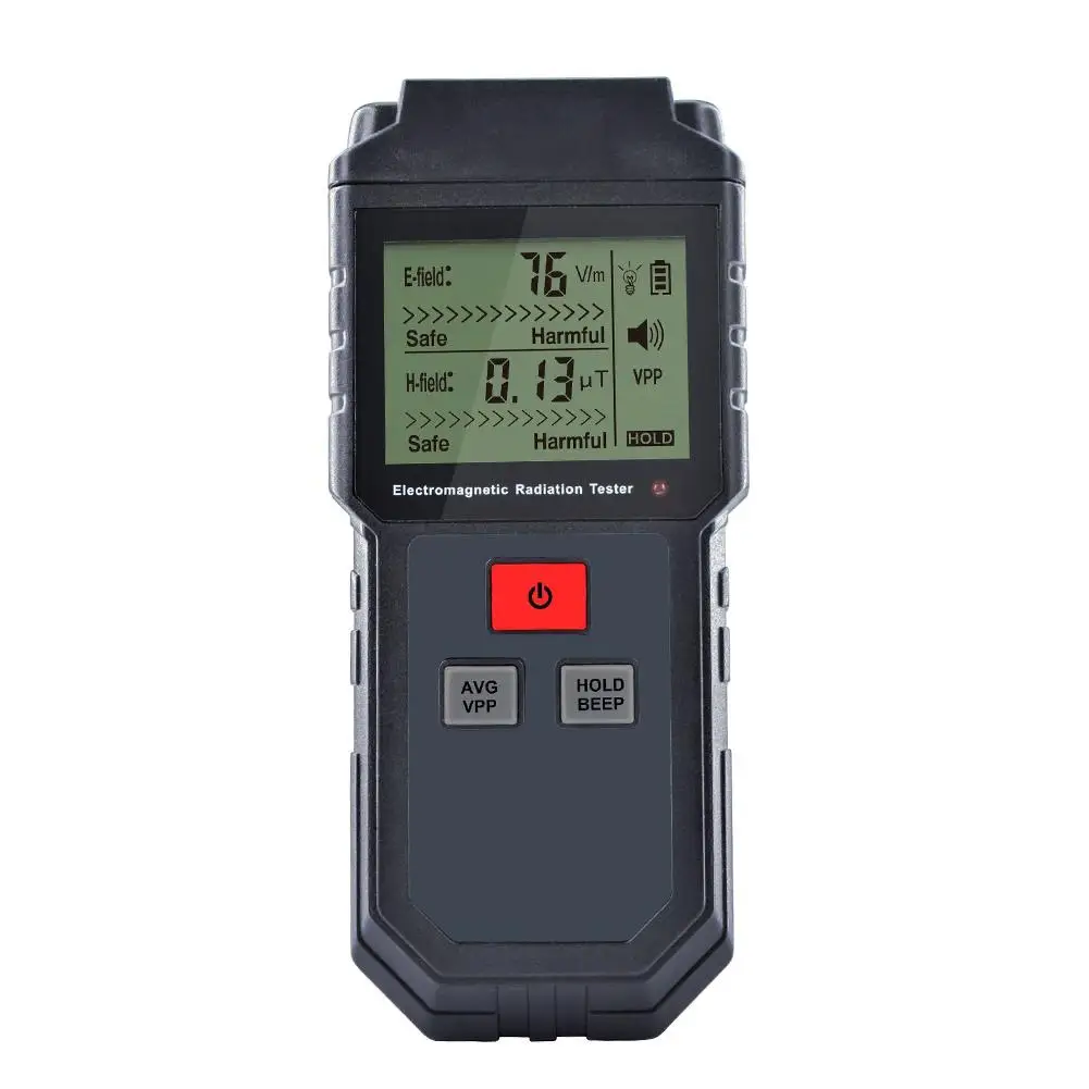 Детектор электромагнитных излучений цифровой ЖК-прибор EMF детектор электромагнитного излучения