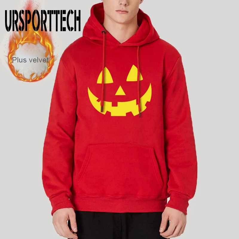 Мужские толстовки с капюшоном и принтом в виде тыквы|Мужские свитшоты| |
