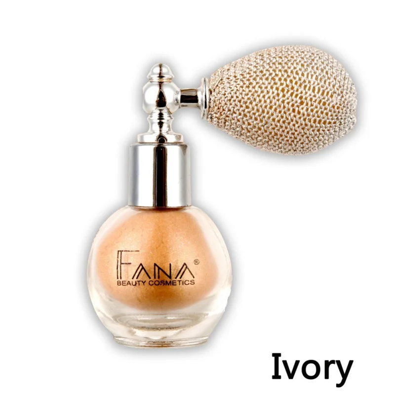 Блестящий хайлайтер пудра Мини Портативный атомайзер для макияжа флакон с