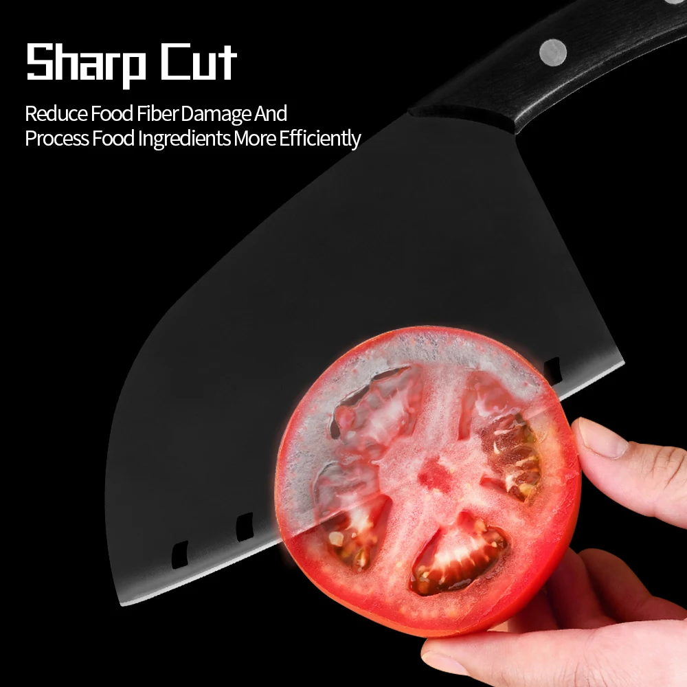 7-дюймовый большой шеф-нож кухонный нож 58HRC из нержавеющей стали лучшего качества