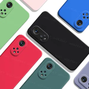 New Liquid Silicone Cover For Huawei Nova 9 Pro Case For Nova 9 Pro
Cover Lens Protection Soft Case For Nova 9 8i 8 7 6 Pro P50