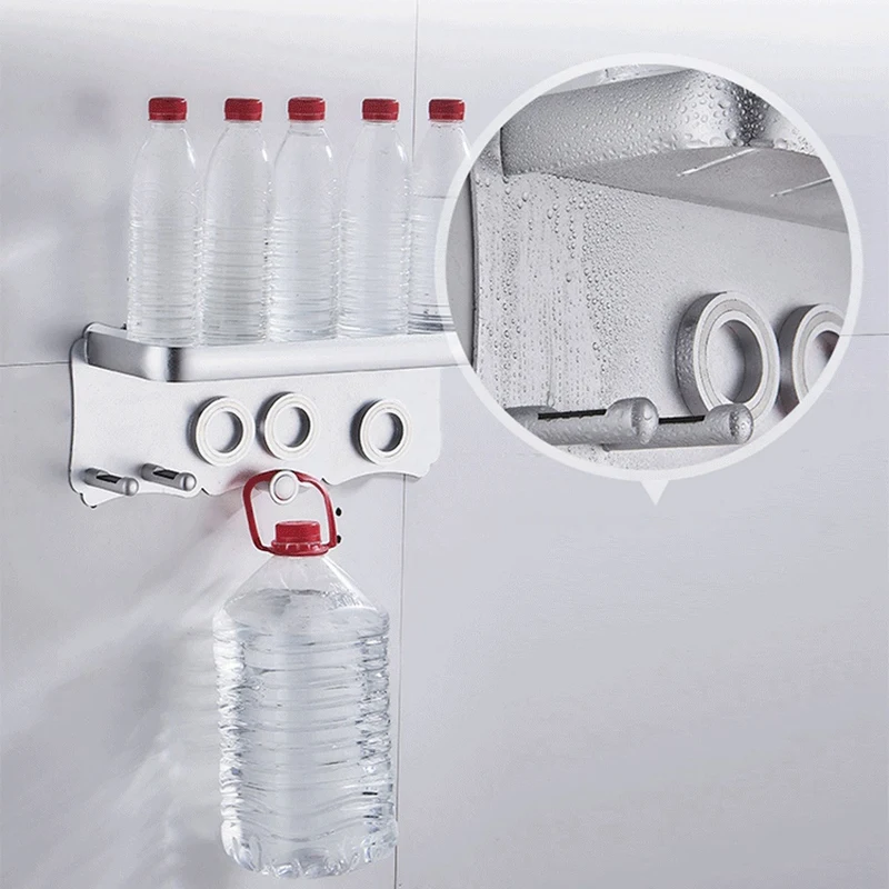 

Hair Dryer Wall Mount Holder for Dyson Supersonic Hair Dryer Silver & Mini Electric Steam Iron Portable Steamer