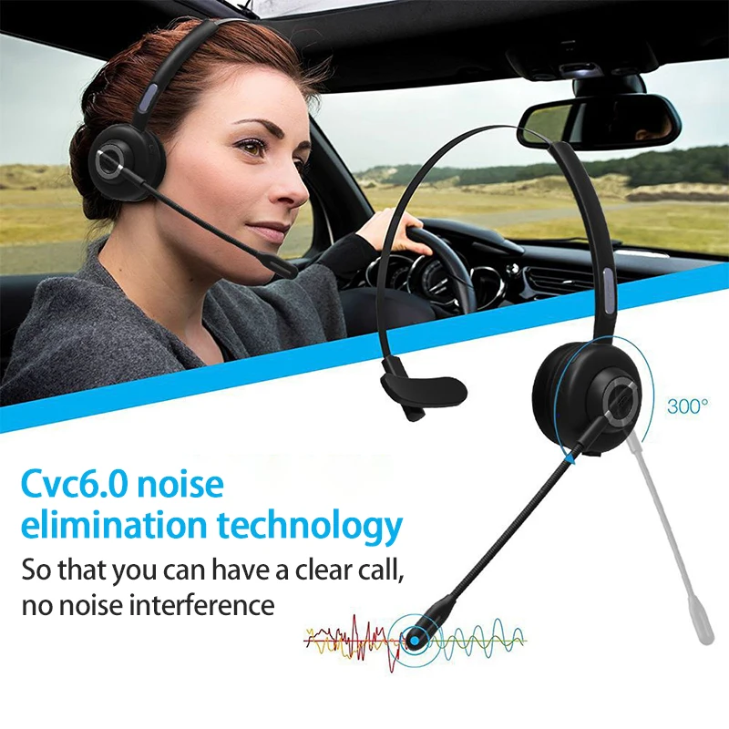 call center headset bluetooth phone wireless trucker school office headphones bluetooth with mic charger base for center office free global shipping