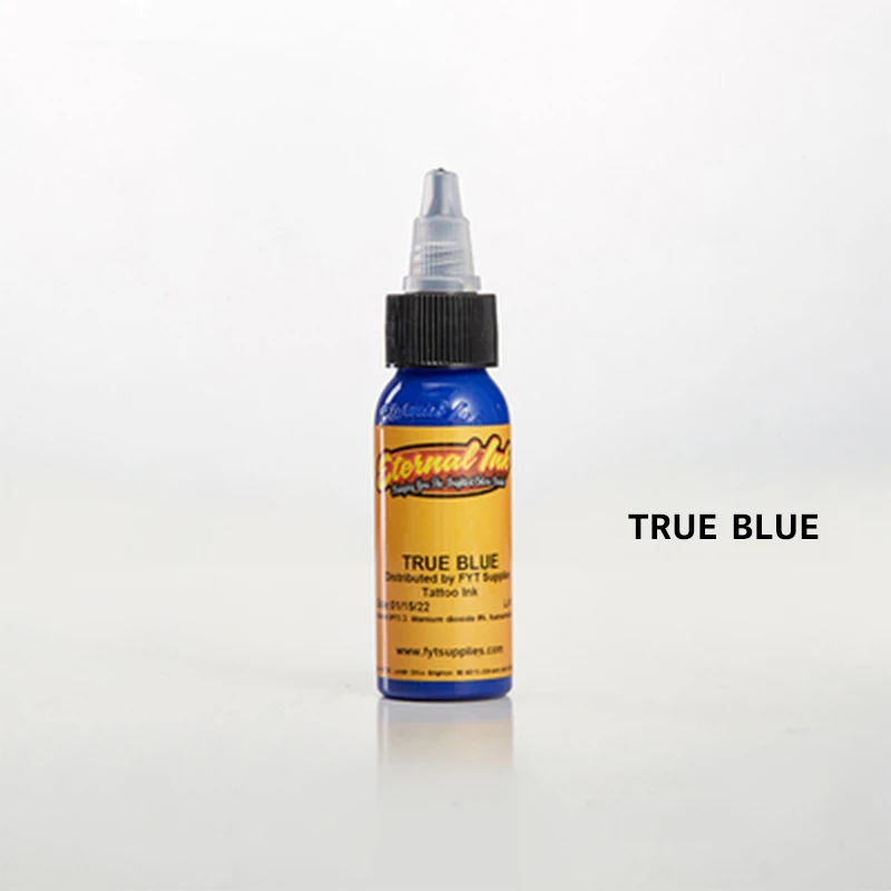 true blue Синий бренд dynamic, краска для татуировок, пигмент, динамические чернила, tinta, тату, чернила, tinta, tatuaje, цвет татуировки, maquillaje, перманентные цвета - Цвет: true blue